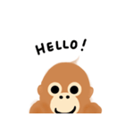 ふんわりウータンズの日常スタンプ 英語（個別スタンプ：20）