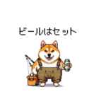 釣りが大好き太っちょ柴犬（個別スタンプ：6）