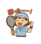 青春フルスイング！テニス女子の日常（個別スタンプ：1）