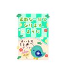 BIGかわいい♥北欧雑貨鳥年末年始お正月16（個別スタンプ：18）