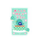BIGかわいい♥北欧雑貨鳥年末年始お正月16（個別スタンプ：23）
