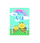 BIGかわいい♥蜂とテントウムシ年末年始16（個別スタンプ：6）
