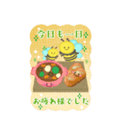 BIGかわいい♥蜂とテントウムシ年末年始16（個別スタンプ：21）