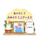 シマエナガ/毎年使える♡年末年始スタンプ5（個別スタンプ：5）