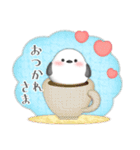 シマエナガ/毎年使える♡年末年始スタンプ5（個別スタンプ：11）