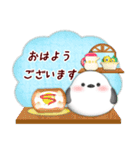 シマエナガ/毎年使える♡年末年始スタンプ5（個別スタンプ：16）