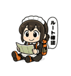 登山するメイドさんスタンプ！！（個別スタンプ：6）