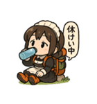 登山するメイドさんスタンプ！！（個別スタンプ：7）