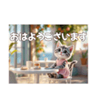 可愛いニャンコのkiraraちゃん1ー日常（個別スタンプ：2）