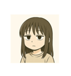 やる気ゼロ女子スタンプ（個別スタンプ：12）