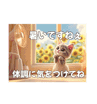 可愛いニャンコのkiraraちゃん2夏（個別スタンプ：13）