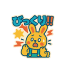 レトロポップうさぎ（個別スタンプ：30）