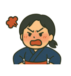 和風ちびキャラ日常スタンプ（個別スタンプ：19）