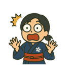 和風ちびキャラ日常スタンプ（個別スタンプ：20）