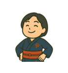 和風ちびキャラ日常スタンプ（個別スタンプ：23）
