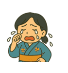 和風ちびキャラ日常スタンプ（個別スタンプ：32）