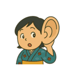 和風ちびキャラ日常スタンプ（個別スタンプ：36）