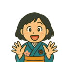 和風ちびキャラ日常スタンプ（個別スタンプ：40）