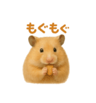 可愛い表情がいっぱい❤キンクマハムスター（個別スタンプ：1）