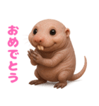 キモブサカワ3(ハダカデバネズミ)（個別スタンプ：10）