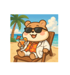 すっとこ公太郎の夏休み（個別スタンプ：6）