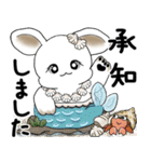 うさぎさん 2025 「夏です」（個別スタンプ：16）