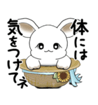 うさぎさん 2025 「夏です」（個別スタンプ：21）