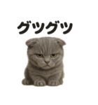 【感情表現】リアルなペルシャ猫のLINE（個別スタンプ：3）