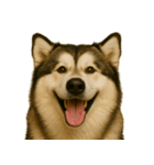 ハッピー顔（犬編）（個別スタンプ：2）