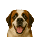 ハッピー顔（犬編）（個別スタンプ：15）