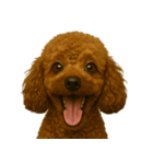ハッピー顔（犬編）（個別スタンプ：18）