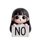 七月半❤️可愛い女鬼❤️私は粘り強い（個別スタンプ：33）