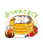 グレー猫グレちゃん日常スイーツスタンプ（個別スタンプ：4）