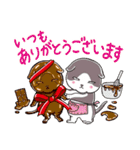 グレー猫グレちゃん日常スイーツスタンプ（個別スタンプ：8）