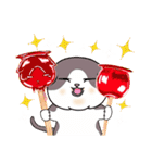グレー猫グレちゃん日常スイーツスタンプ（個別スタンプ：22）