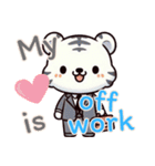 虎ベビーの生活 (えいご) Ver4（個別スタンプ：4）