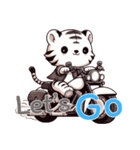 虎ベビーの生活 (えいご) Ver4（個別スタンプ：18）