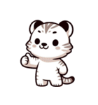 虎ベビーの生活 (えいご) Ver4（個別スタンプ：40）