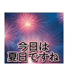 飛び出す★夏を感じる・花火【夏、敬語】（個別スタンプ：19）