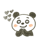 つい使いたくなる！ゆるカワ手描きパンダ（個別スタンプ：9）