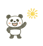 第2弾！ゆるカワ手描きパンダ（個別スタンプ：6）