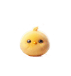 おやすみヒヨコかわいい返信（個別スタンプ：1）