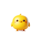 おやすみヒヨコかわいい返信（個別スタンプ：3）