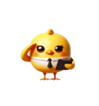 おやすみヒヨコかわいい返信（個別スタンプ：7）