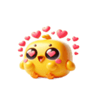 おやすみヒヨコかわいい返信（個別スタンプ：30）