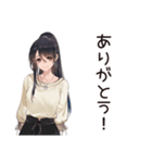 プレッシャー女子の危機報告（個別スタンプ：7）