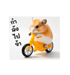 動く！リアルハムスター（タイ語）（個別スタンプ：23）