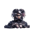 ゴスガールの家族への祈り（個別スタンプ：8）