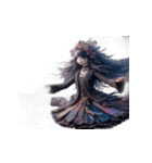 ゴスガールの家族への祈り（個別スタンプ：10）