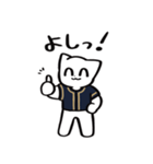 野球ねこ応援団・紺＆金色チームVer.（個別スタンプ：13）